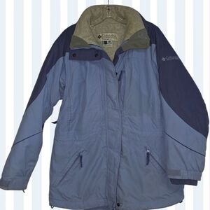 Vintage Columbia Women's Core Interchange 3 In 1 Blue Ski Jacket Size Medium